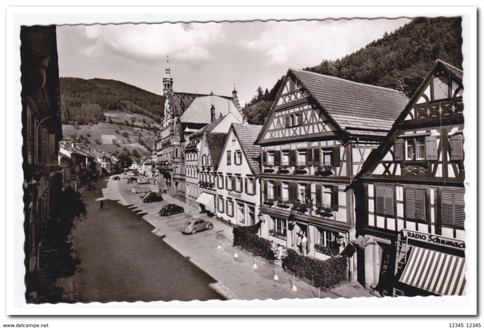 Luftkurort Wolfach Im Herzen Des Schwarzwaldes, Markt Mit Rathaus - Wolfach