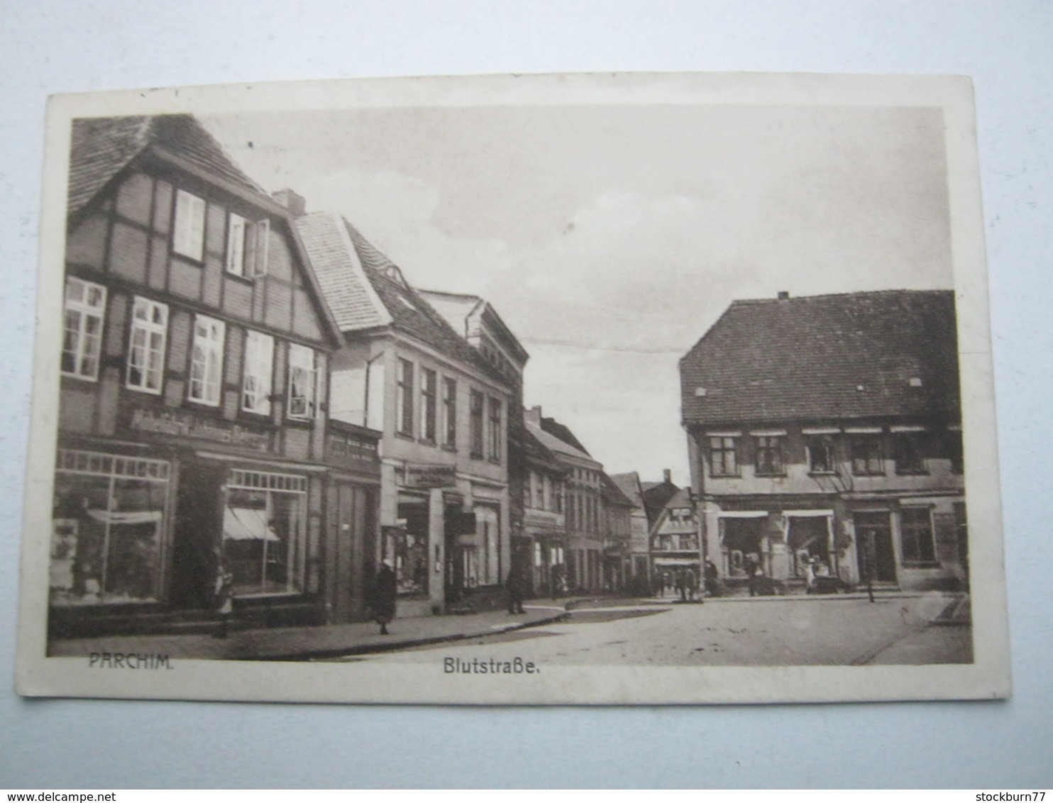 PARCHIM , Strasse ,Seltene Karte Um 1916 - Parchim