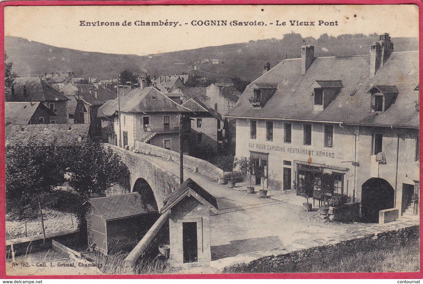 CPA 73 COGNIN Le Vieux Pont Environs De CHAMBERY Restaurant Aux Vieux Capucins  ARMAND - Autres & Non Classés