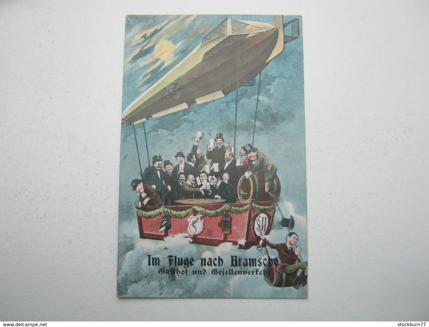 BRAMSCHE , Luftschiff ,Seltene Karte Um 1911 - Bramsche