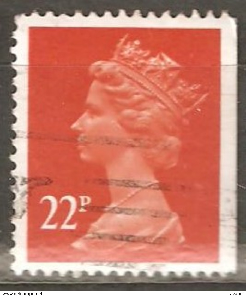 Great Britain: 1 Used Stamp From A Set, 1990, Mi#1285Dr(4) - Série 'Machin'