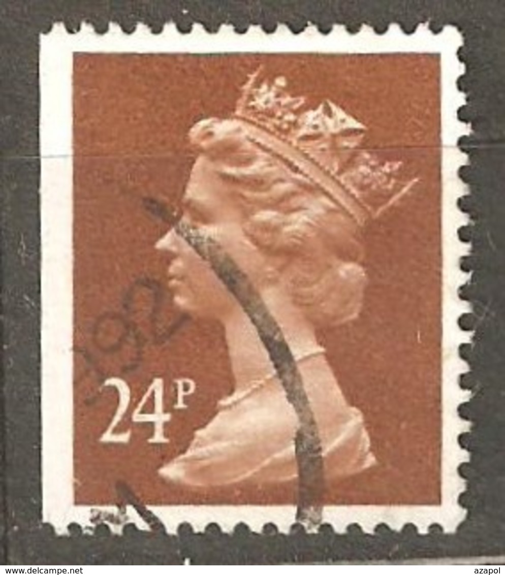 Great Britain: 1 Used Stamp From A Set, 1991, Mi#1357Dl - Machins