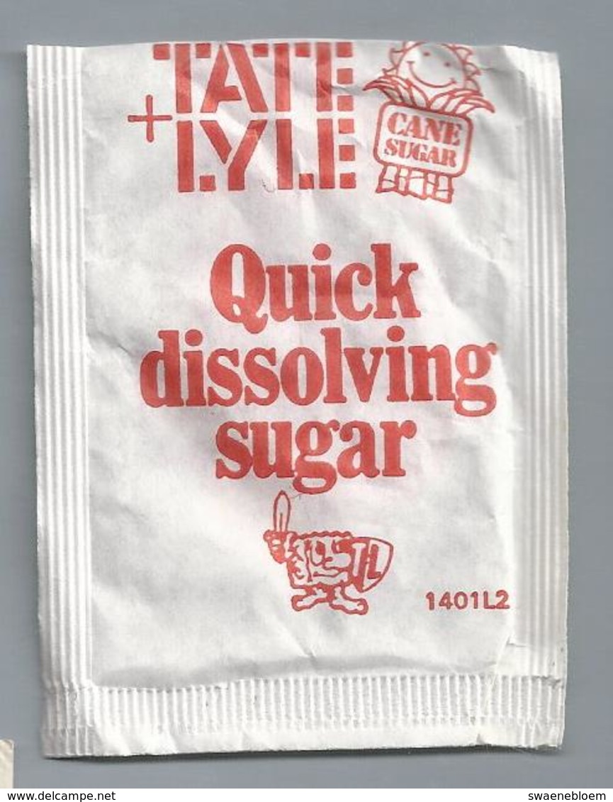 Suikerzakje.- TATE+LYLE. QUICK DISSOLVING SUGAR. Suiker Sucre Zucchero Zucker Sugar - Suiker