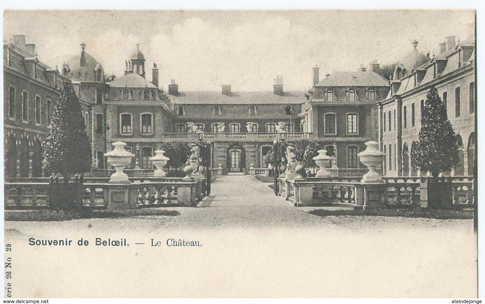 Beloeil - Souvenir De Beloeil - Le Château - Serie 26 No 29 - Vanderauwera Et Cie - Beloeil