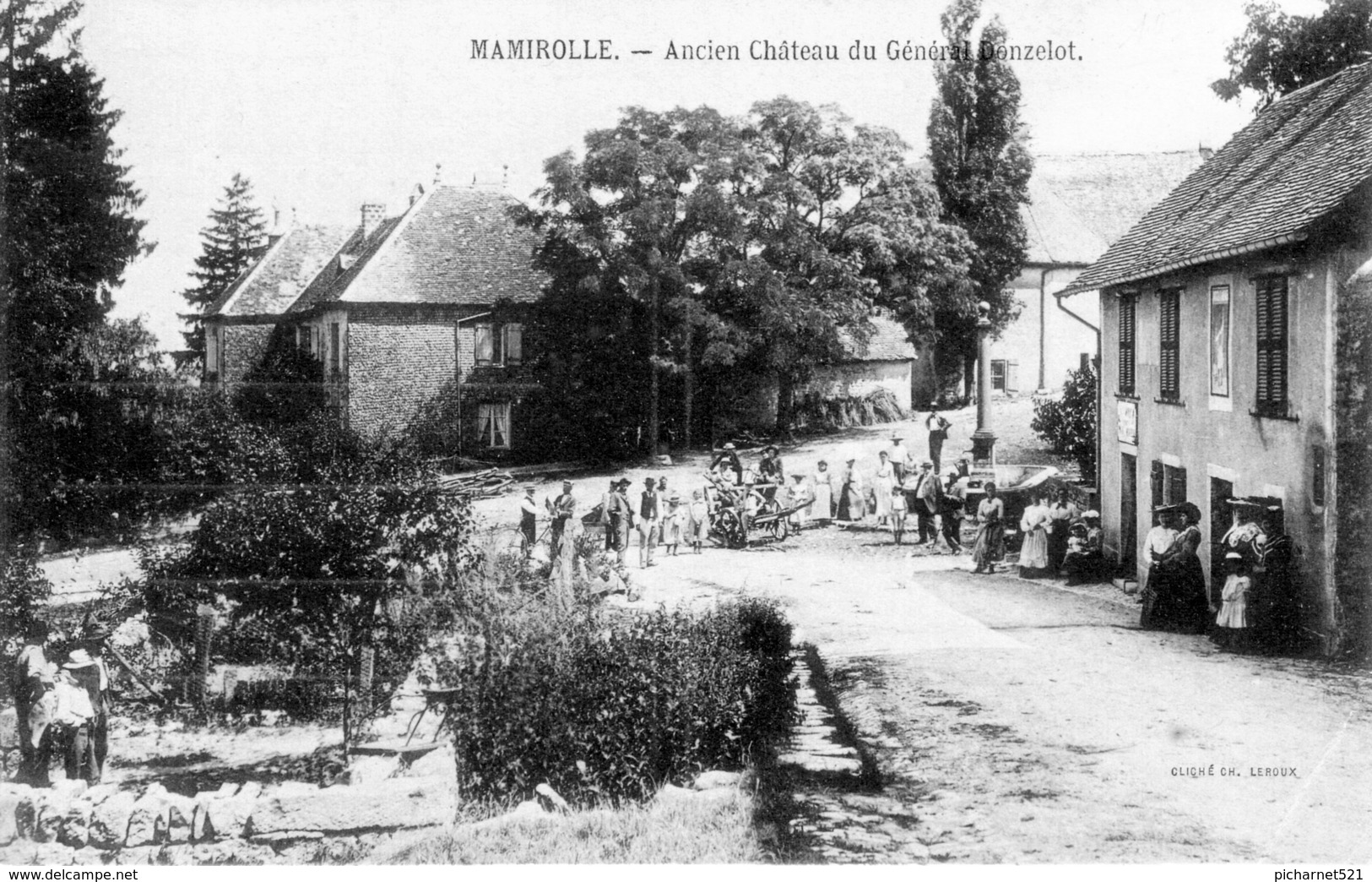 MAMIROLLE (Doubs) - Ancien Chateau Du Général Donzelot. Edition Leroux. Non Circulée.. - Autres & Non Classés