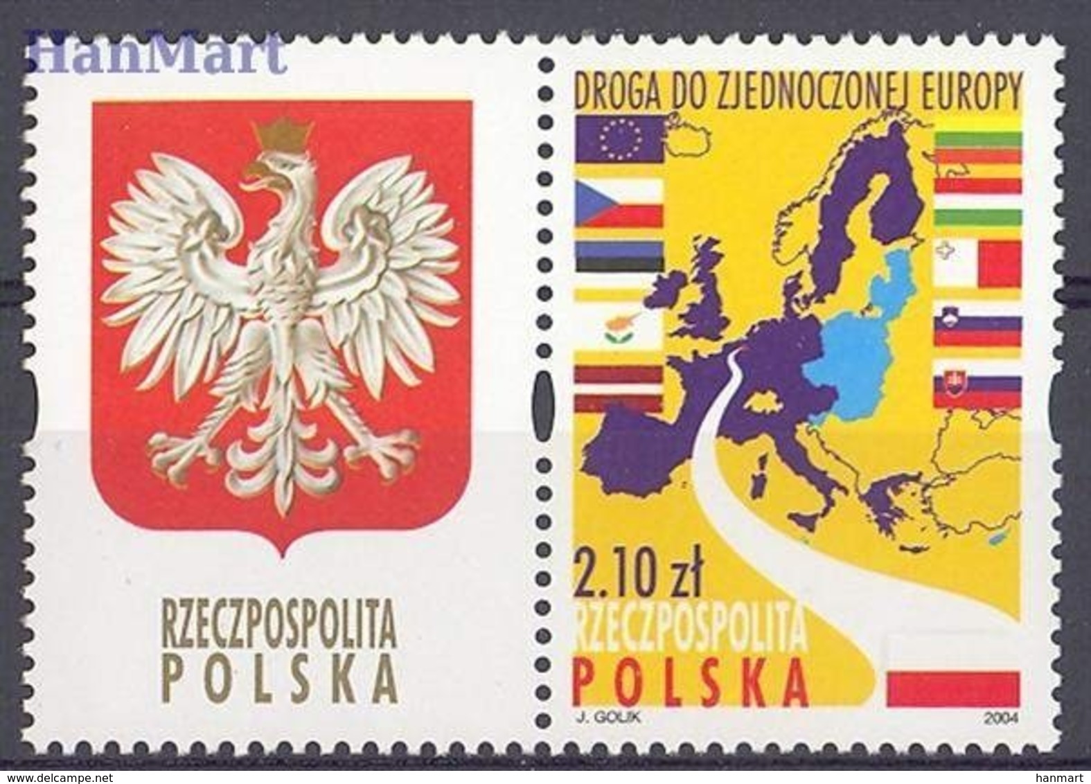 Poland 2004 Mi Zf 4105 Fi Zf 3955 MNH ( ZE4 PLDzf4105b ) - Stamps