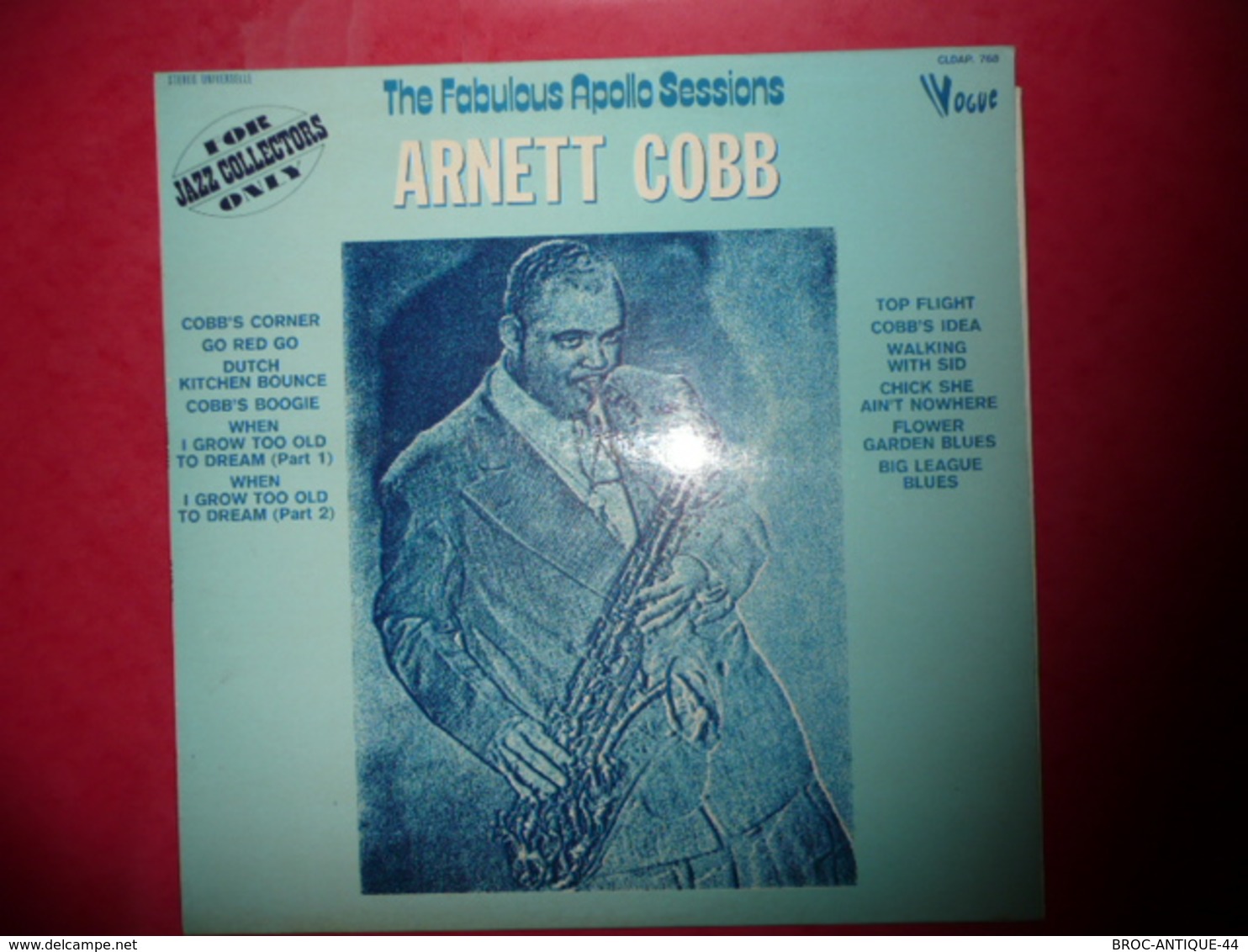 LP33 N°1350  - ARNETT COBB - THE FABULOUS APOLLO SESSIONS - COMPILATION 12 TITRES - Jazz