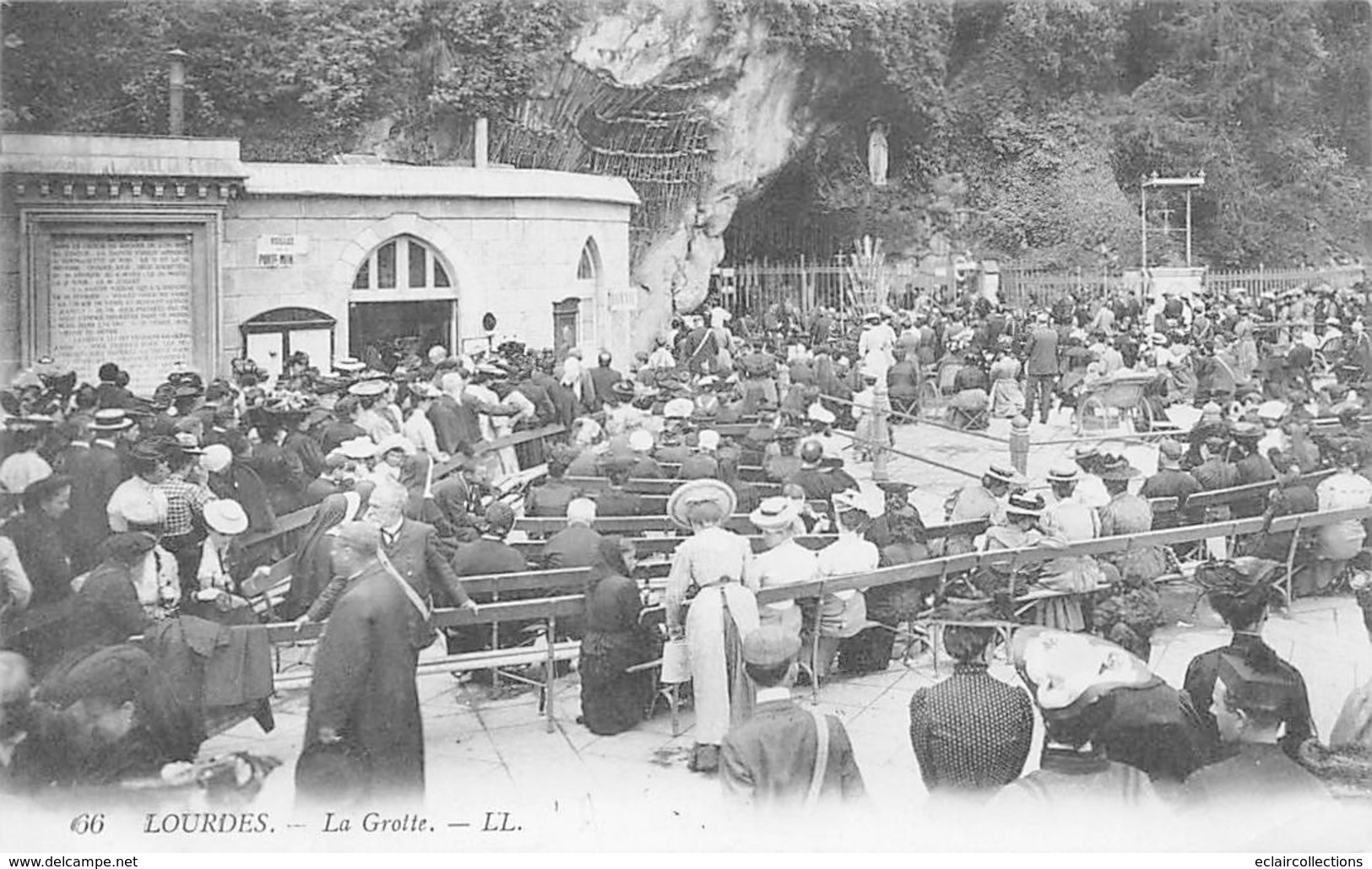 Lourdes        65       Ensemble de  22 cartes dont Pèlerinage,Malades, Brancardiers, Religion et autre.     (voir scan)