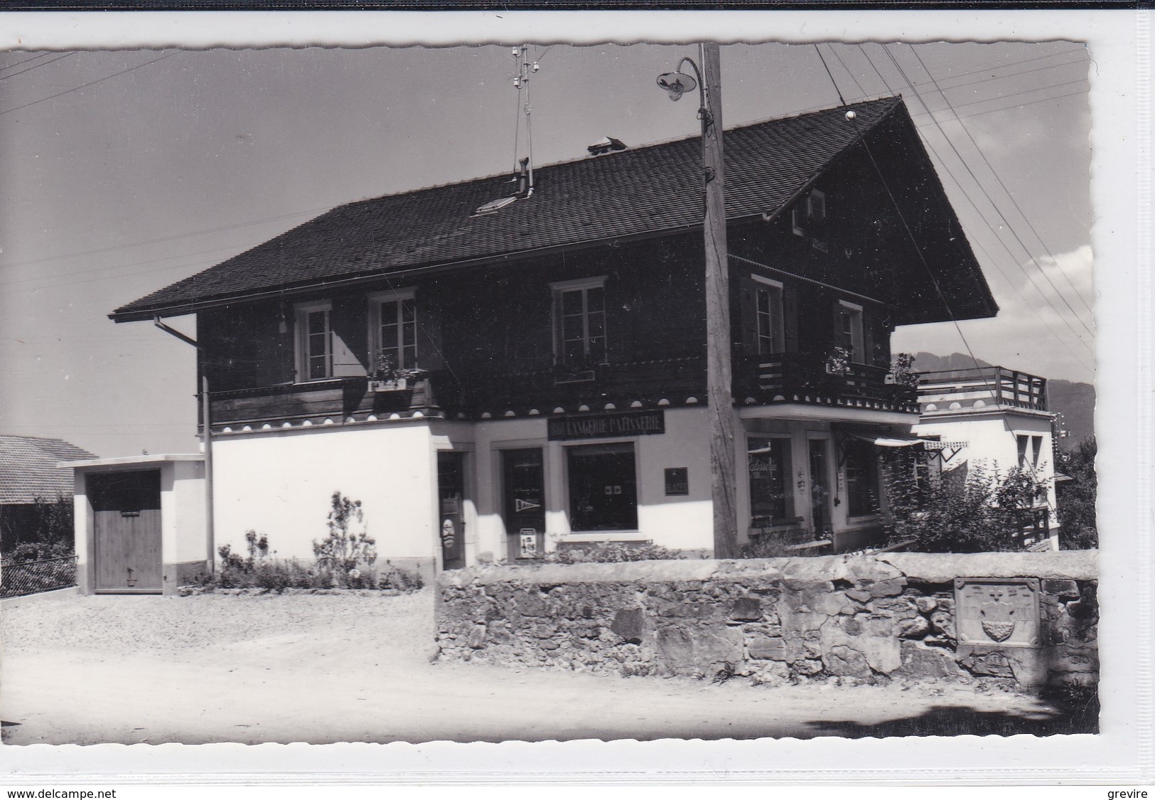 Le Pâquier. Boulangerie-Pâtisserie. Carte Photo - Le Pâquier