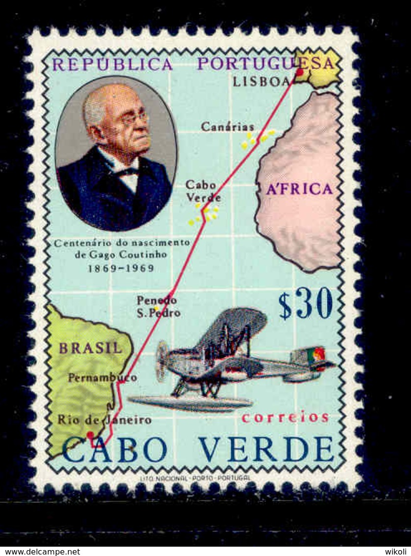 ! ! Cabo Verde - 1969 Gago Coutinho - Af. 339 - MNH - Isola Di Capo Verde