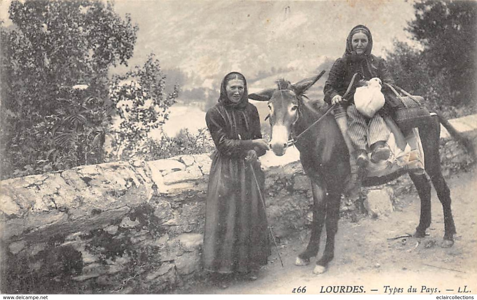 Lourdes        65       Ensemble de 6 cartes:    Vie agricole, vie aux champs;Attelage.     (voir scan)