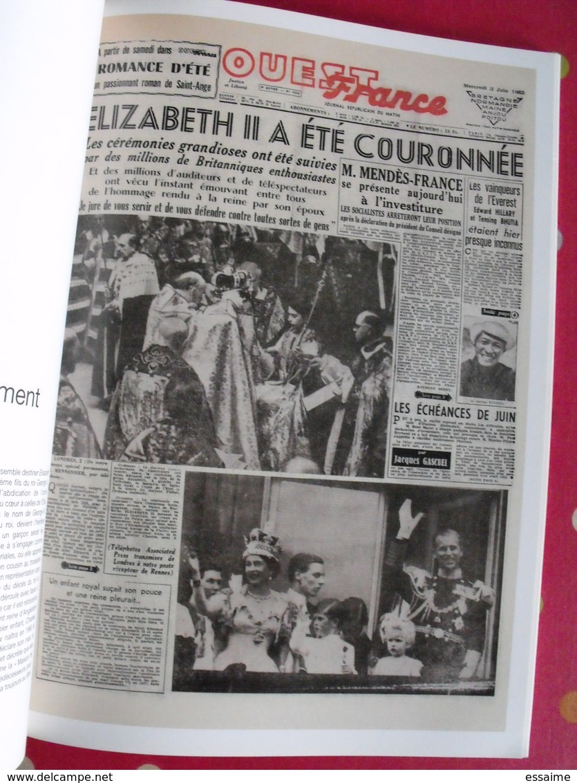 hors-série ouest-france et ouest-éclair. le 20ème siècle à la une. 2000. 239 pages