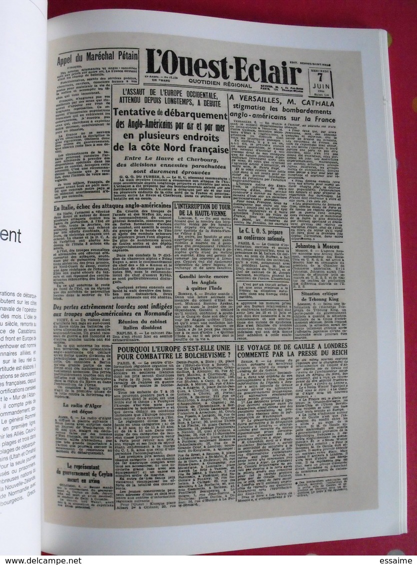 hors-série ouest-france et ouest-éclair. le 20ème siècle à la une. 2000. 239 pages