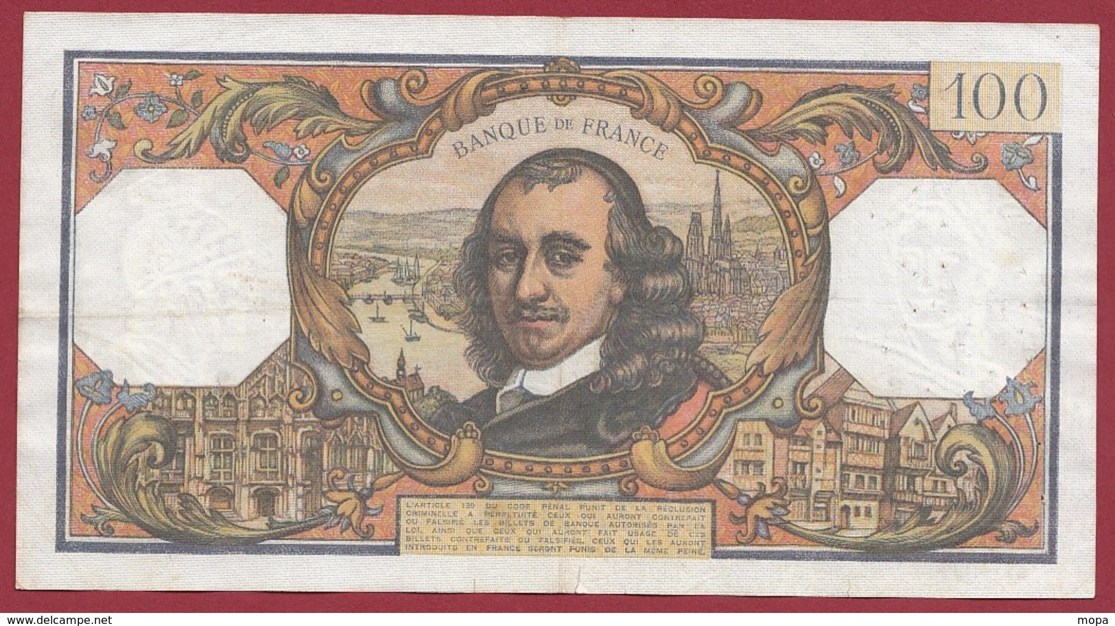 100 Francs "Corneille" Du 01/09/1966.D---F/TTB+---ALPH.T.180 - 100 F 1964-1979 ''Corneille''