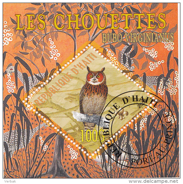 Hiboux Owls Uilen  Rep. D'Haiti 2006  Oblitérés-Used-Gestempeld - Búhos, Lechuza