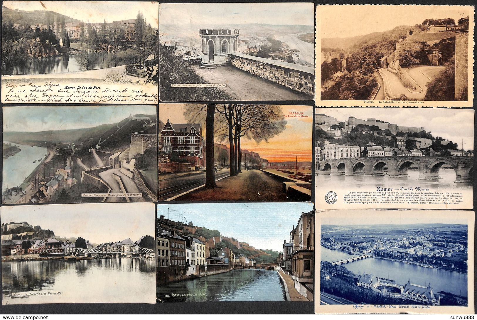 Namur - Lot 138 cartes (animation tram editions... voir zie see scans)  (petit petix prix)