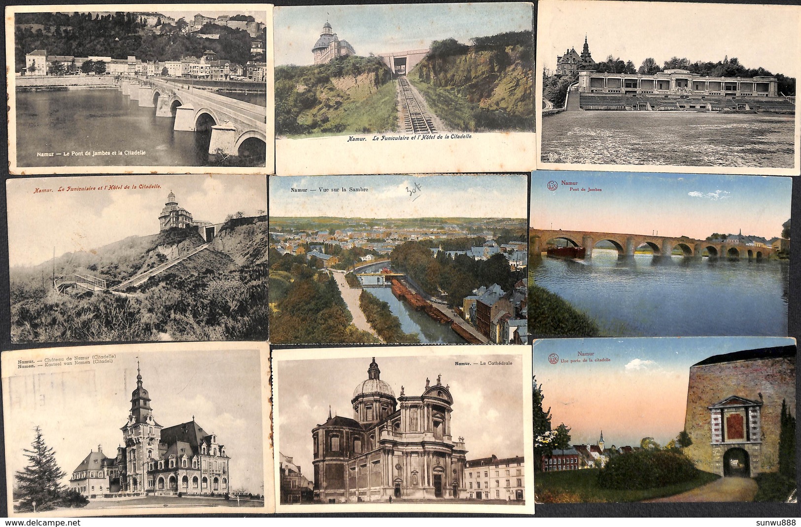 Namur - Lot 138 cartes (animation tram editions... voir zie see scans)  (petit petix prix)