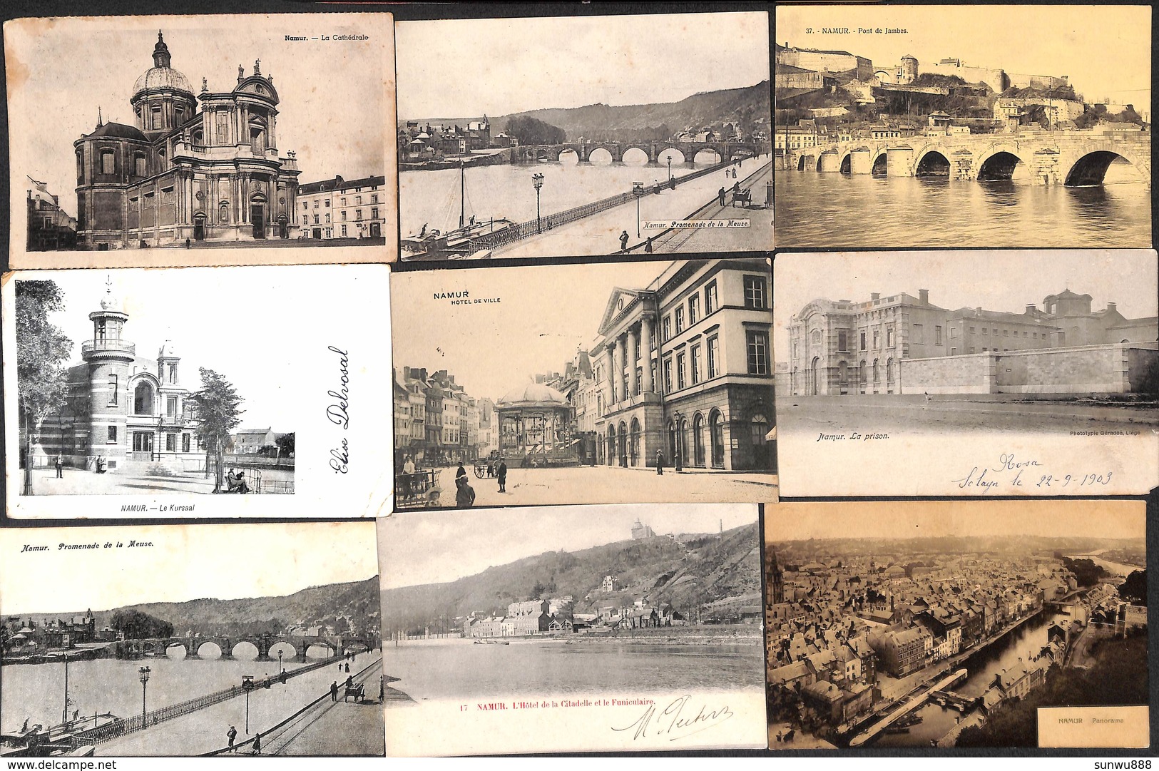 Namur - Lot 138 cartes (animation tram editions... voir zie see scans)  (petit petix prix)