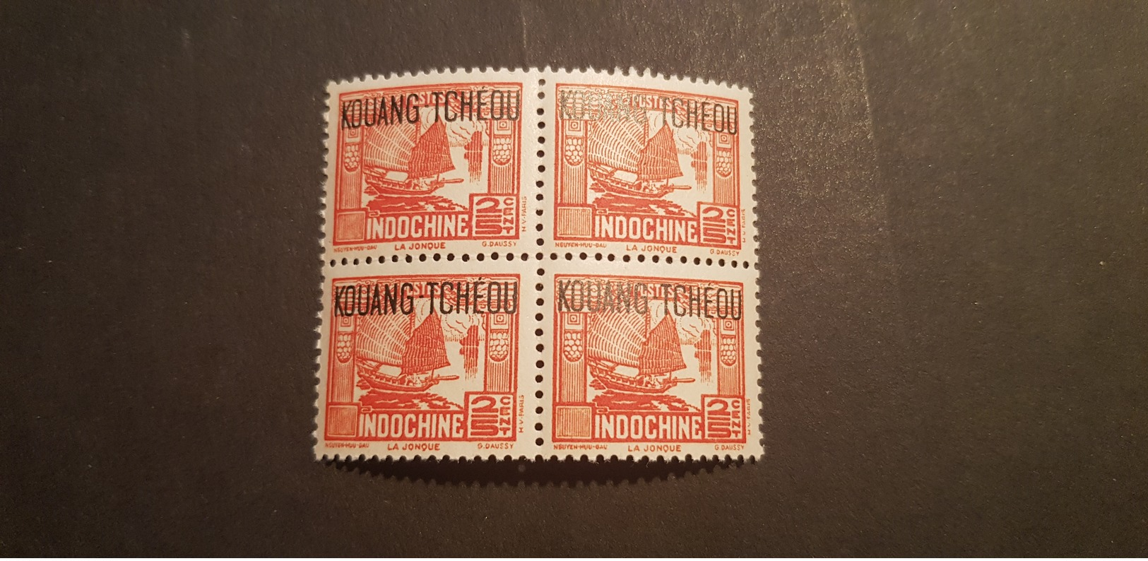 Kouang Tcheou Yvert 140** Bloc De 4 - Ungebraucht