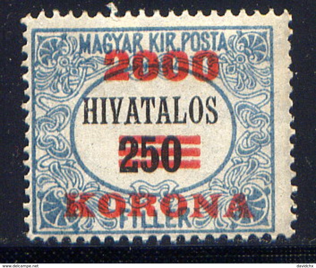 HUNGARY, NO. O25, MH - Dienstmarken