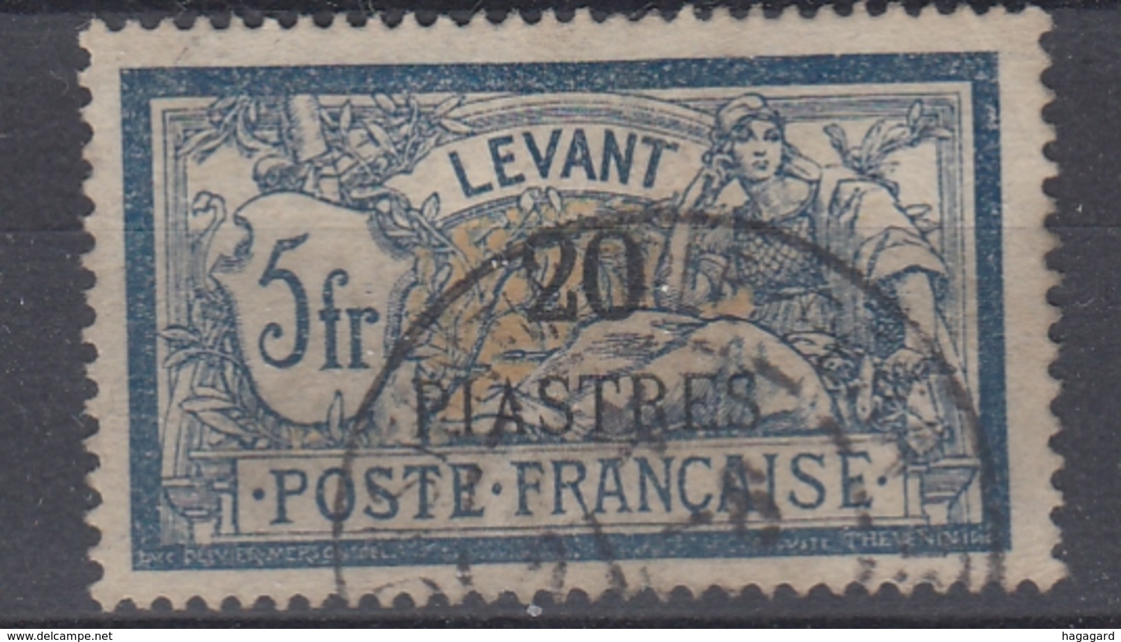 +M32. Levant 1886-1901. Yvert 23. Obl./Cancelled - Gebruikt