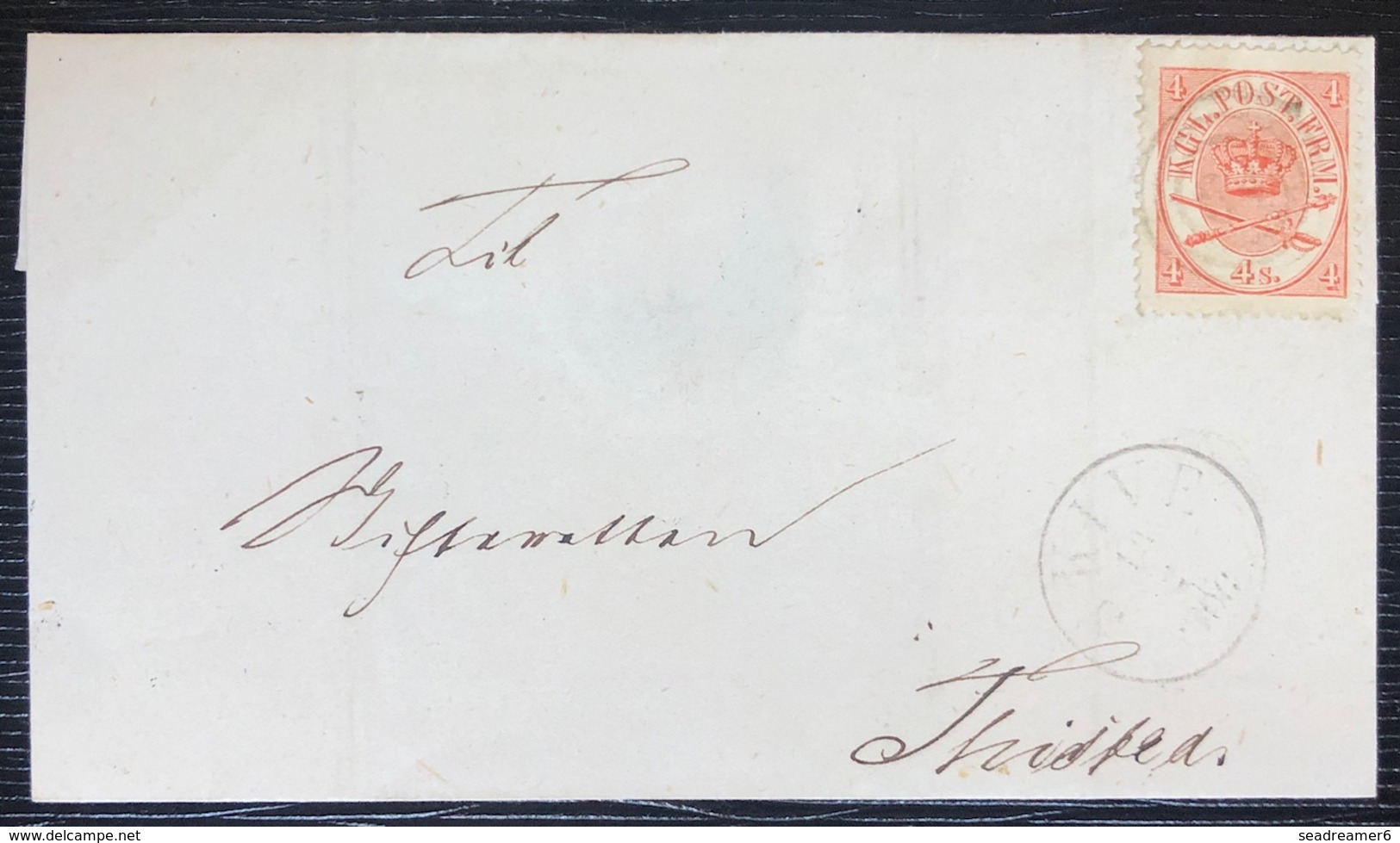 Danemark Letter N°13 4S Rouge De SKIVE Pour THISTED TTB - Briefe U. Dokumente