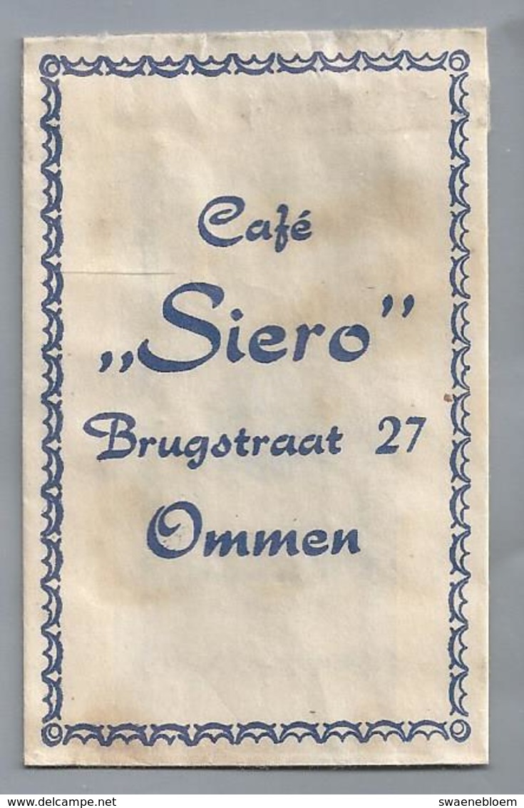 Suikerzakje.- OMMEN. Café - SIERO - Brugstraat 27. Suiker Sucre Zucchero Zucker Sugar - Suiker