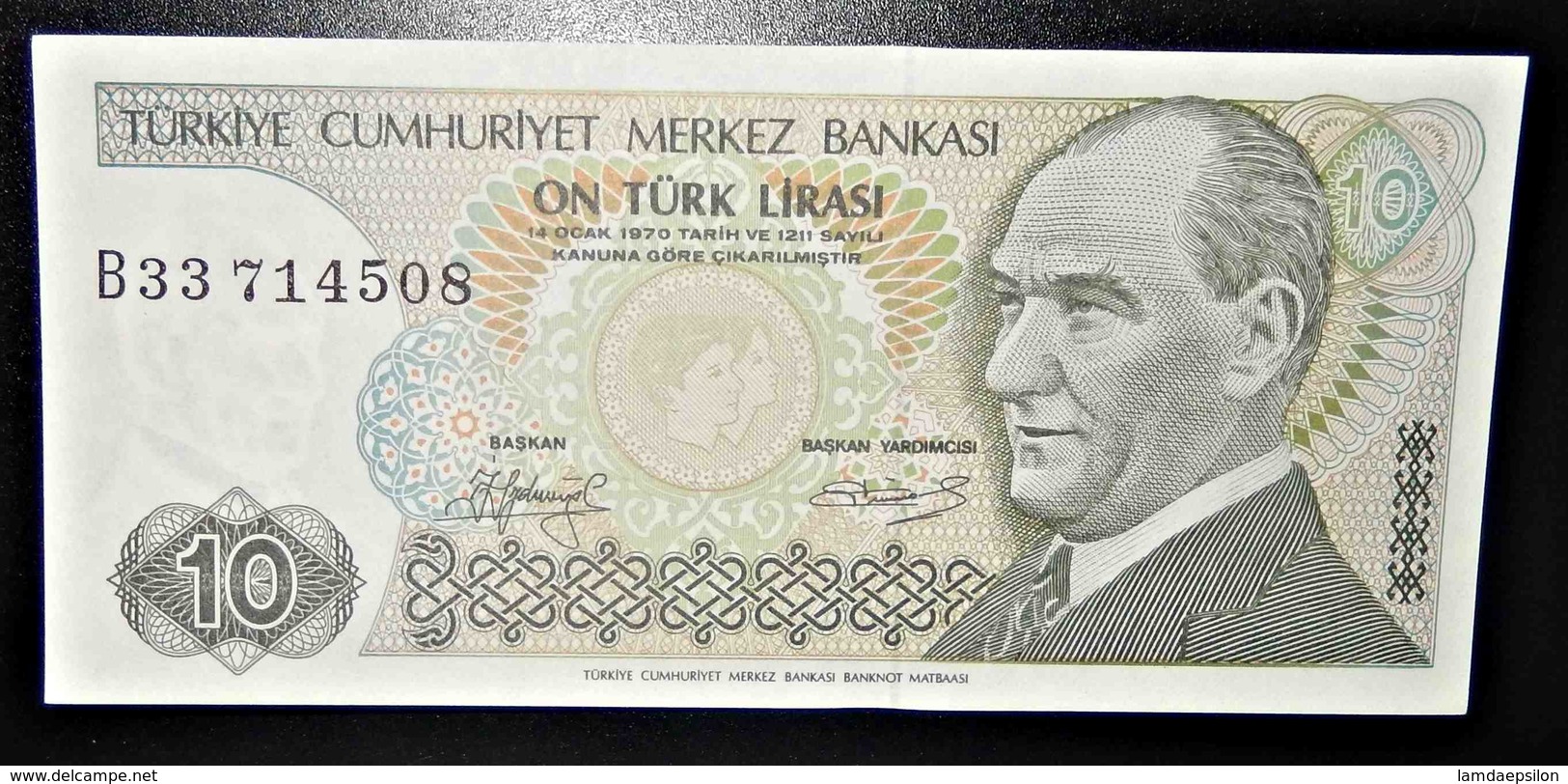 A1 BILLETS DU MONDE WORLD BANKNOTES TURQUIE ONE TURK LIRASI - Otros & Sin Clasificación