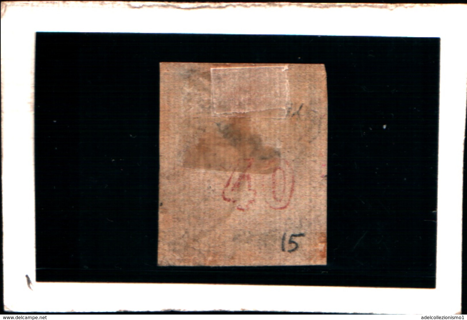 10268) 1861-62 Greece/Grecia, 40 Lepta LILLà  - N° 15- USATO- - Usati