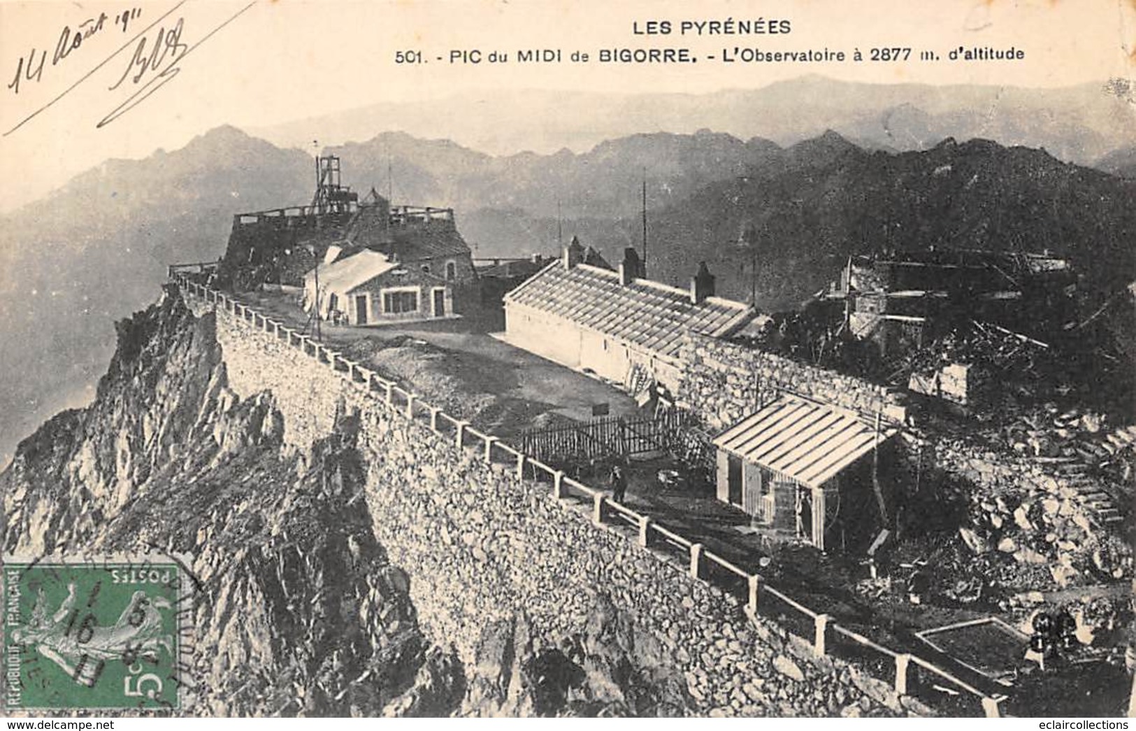 Pic Du Midi        65         . Astronomie . L'Observatoire   A  2897 M (voir Scan) - Autres & Non Classés