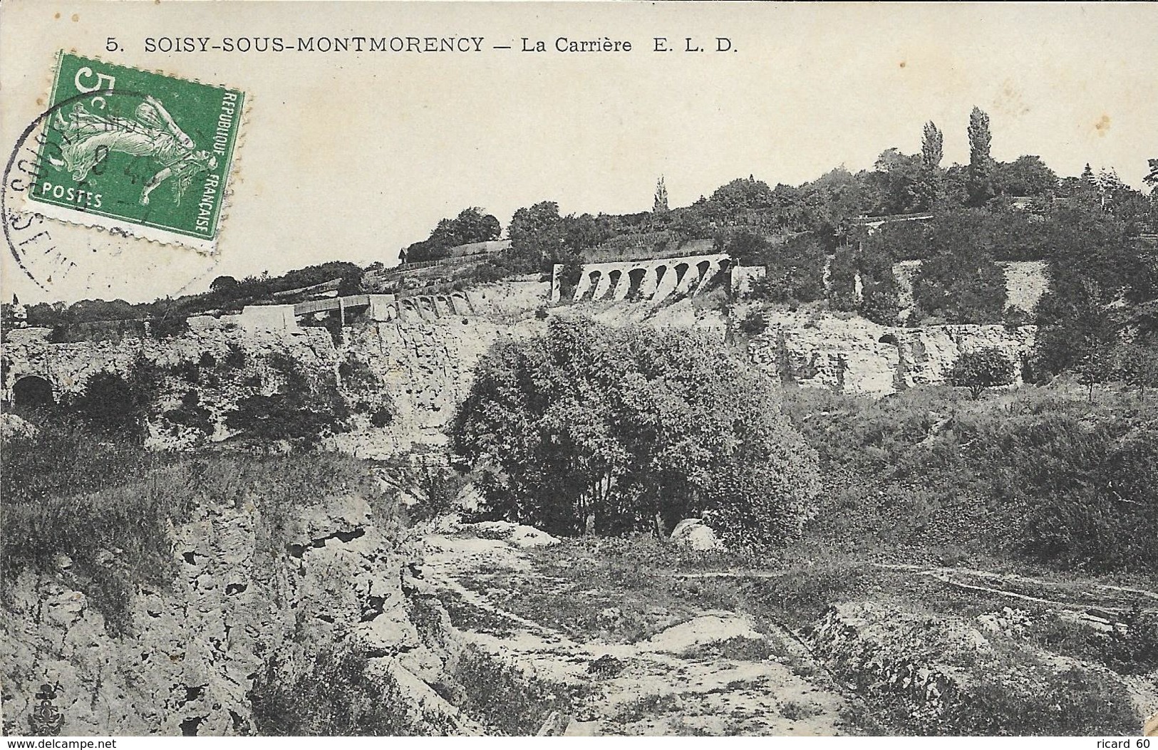 Cpa Soisy Sous Montmorency, La Carrière - Soisy-sous-Montmorency