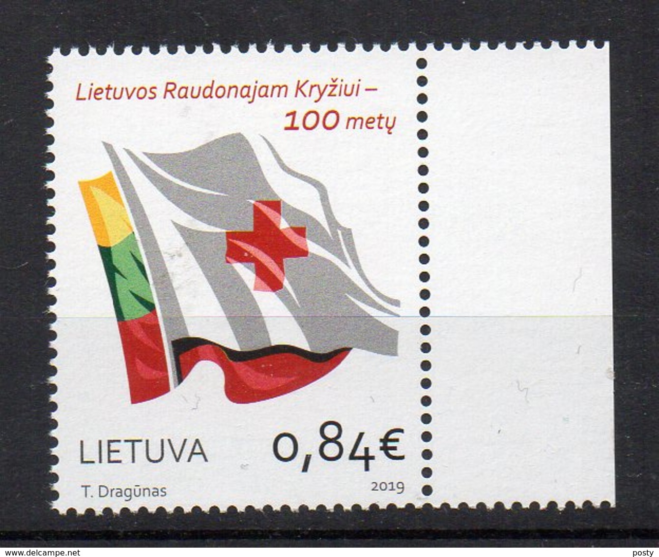 LITUANIE - LITHUANIA - 2019 - RED CROSS - CROIX ROUGE - ROTES KREUZ - - Litauen