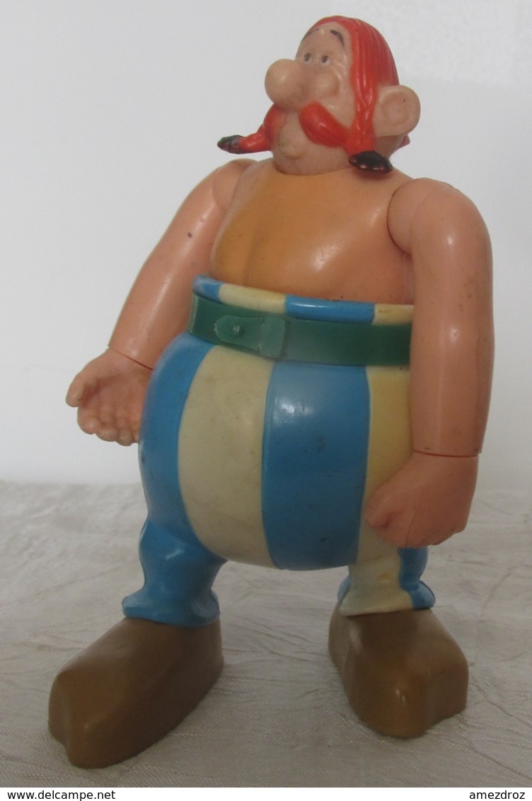 Collection Astérix Obélix Toycloud 1980 Hauteur 15,5 Cm Manque Son Menhir - Figurines En Plástico