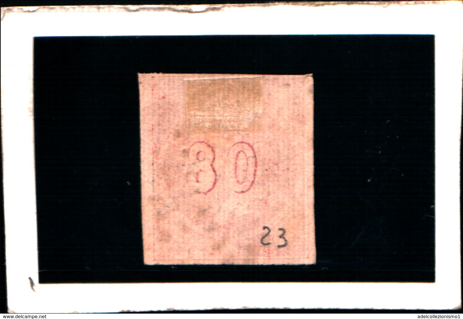 10274) 1863-68 Greece/Grecia, 80 Lepta ROSA CARMINIO - N° 23- USATO- - Usados