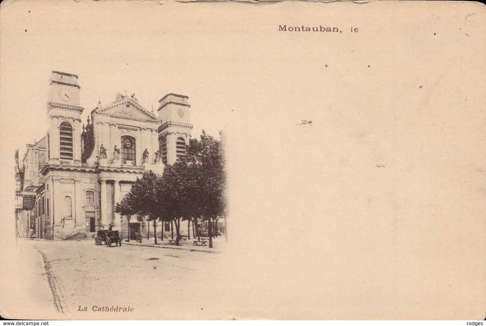 Dep 82 , Cpa MONTAUBAN , La Cathédrale (16555) - Montauban