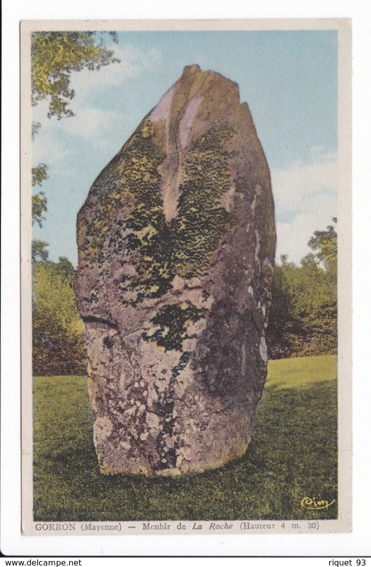 GORRON - Menhir De La Roche - Gorron