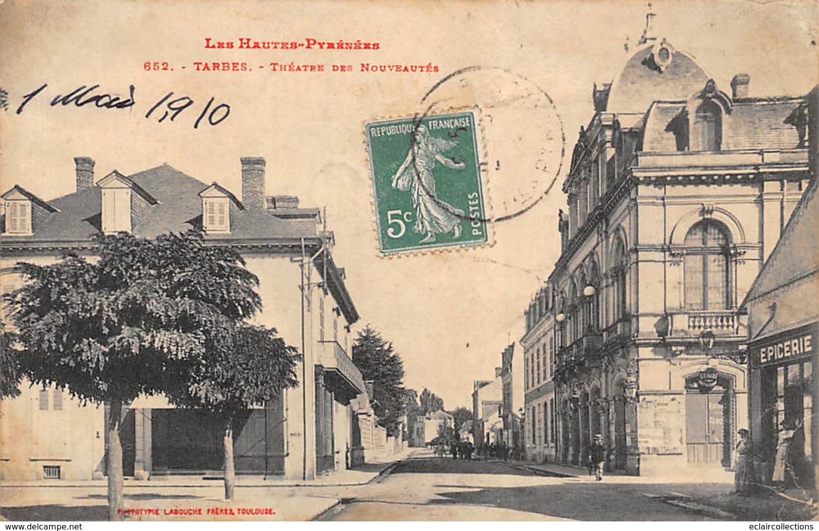 Tarbes        65        Théâtre Des Nouveautés    (voir Scan) - Tarbes