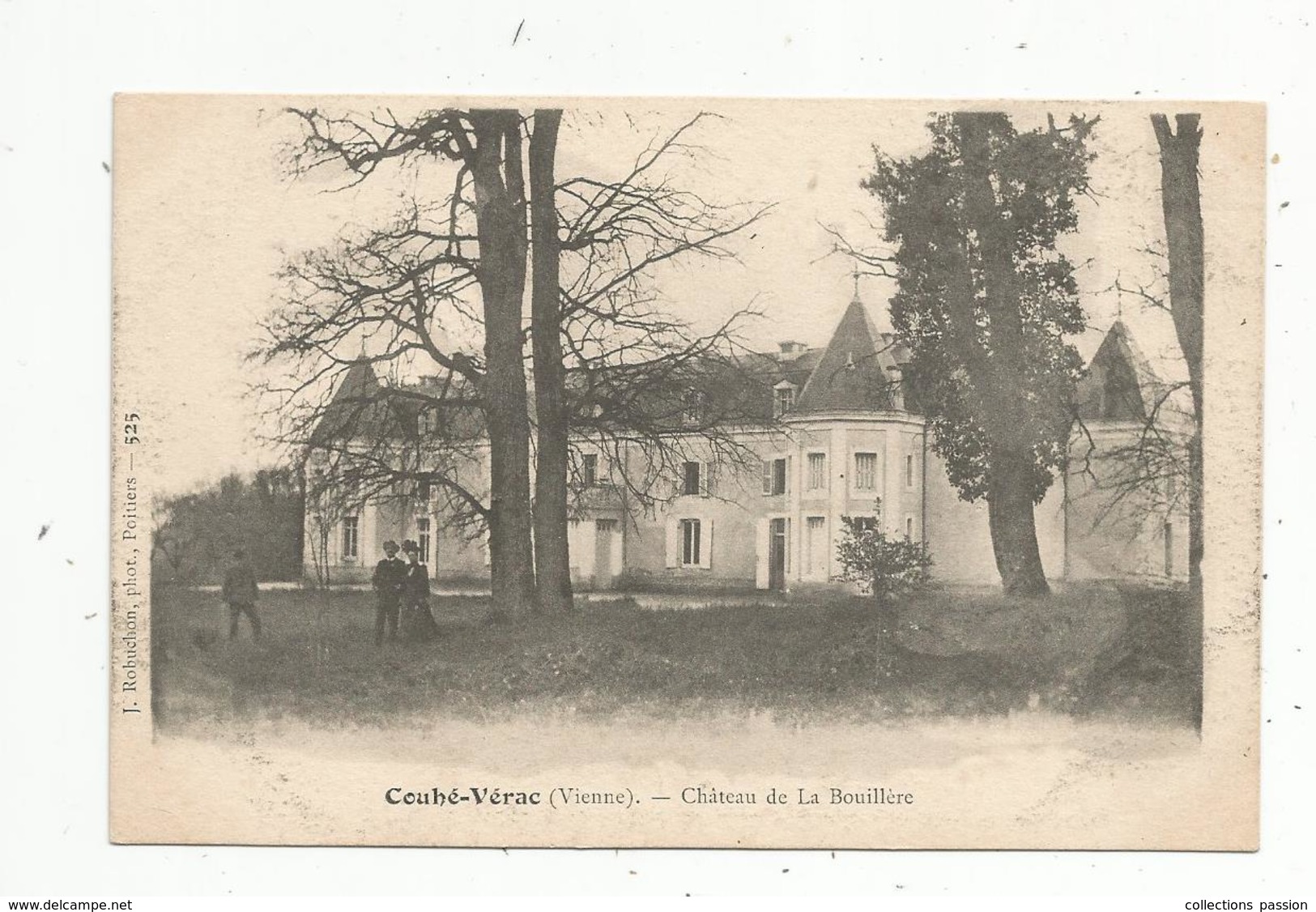 Cp, 86,  COUHE-VERAC , Château De La BOUILLERE ,  Vierge - Couhe