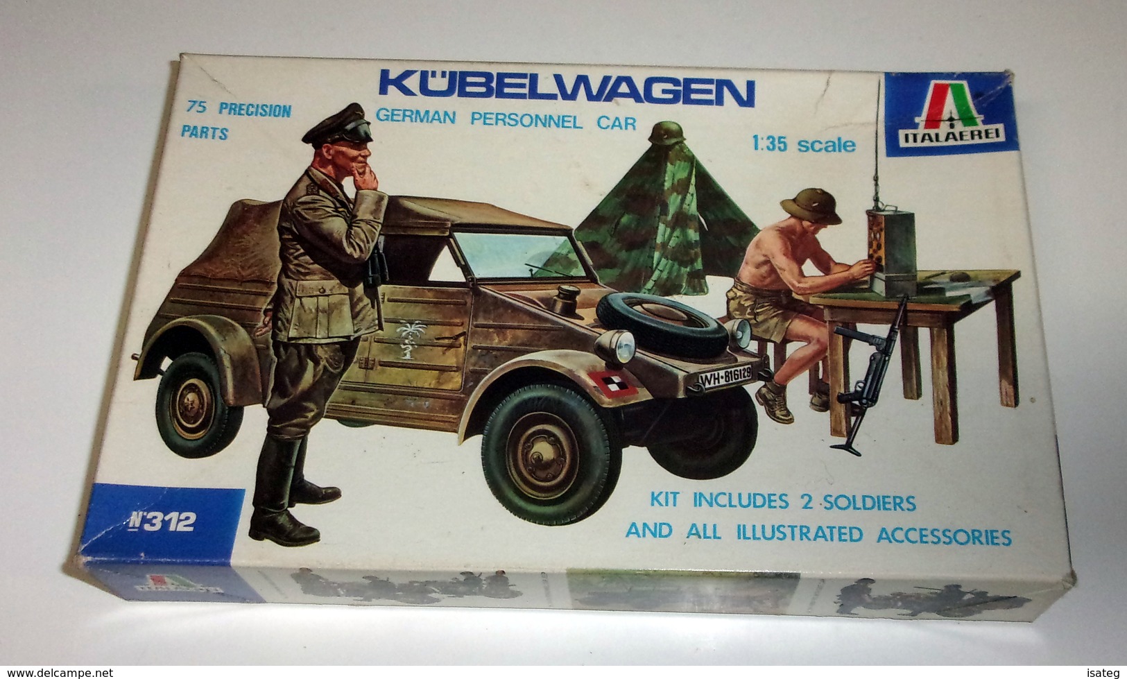 Maquette Kübelwagen German Personnel Car - Italeri - Auto's