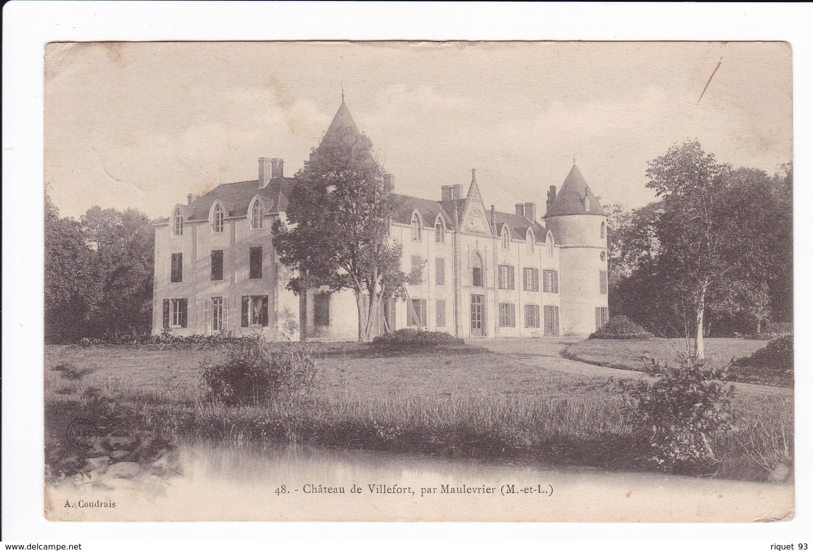 48 - Château De Villefort, Par Maulevrier - Autres & Non Classés