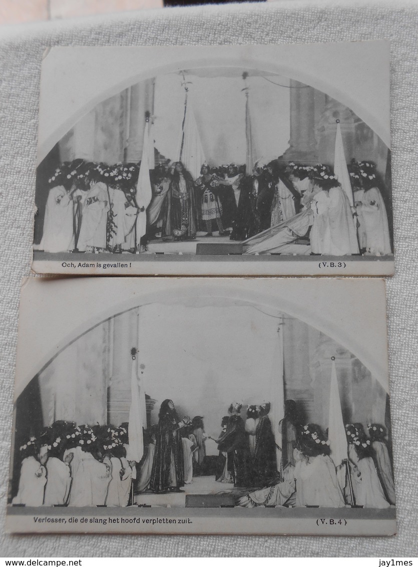 6 Cpa Aalst Lucifer Opvoeringen Sint Jozefcollege Aelst 1911 - Aalst