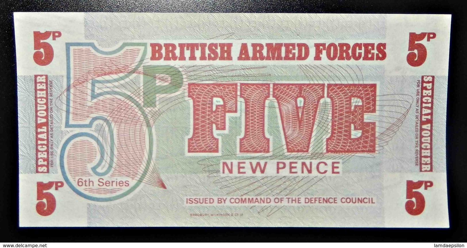 A1 BILLETS DU MONDE WORLD BANKNOTES BRITISH ARMED FORCES 5 NEW PENCE - Other & Unclassified