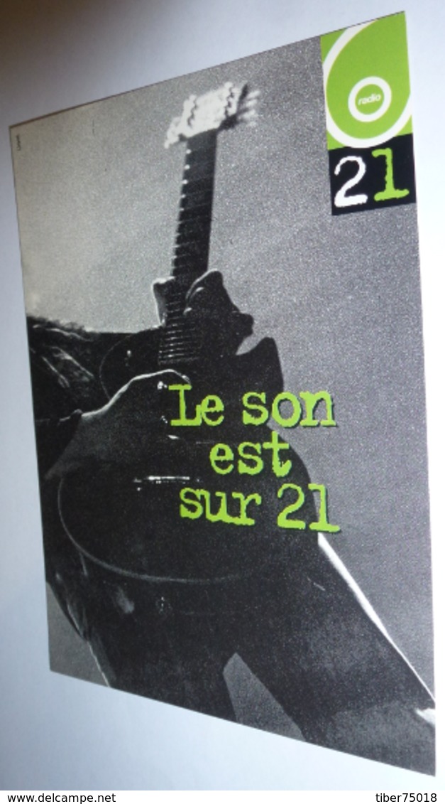 Carte Postale - Le Son Est Sur 21 (guitariste) Radio FM - Publicité