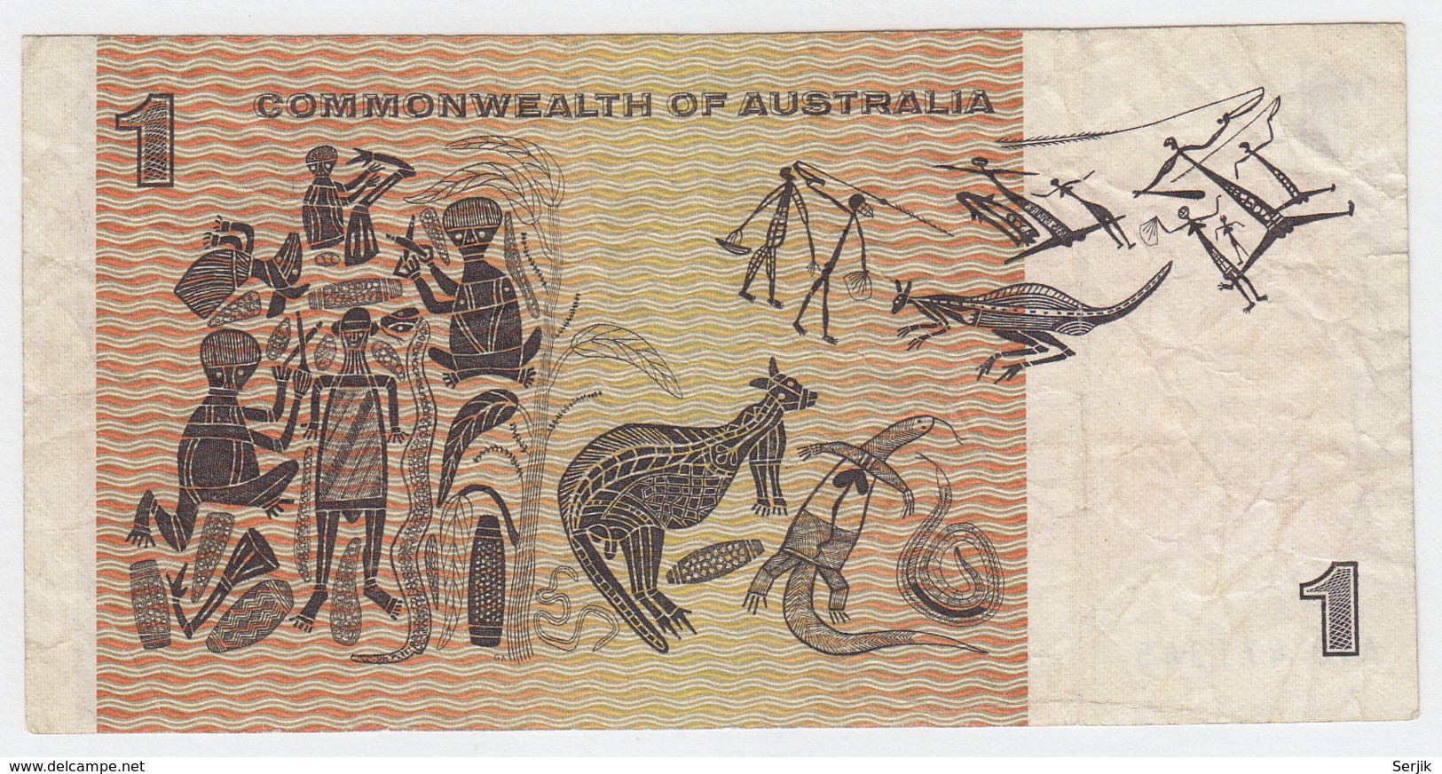 Australia 1 Dollar 1969 VF+ CRISP Banknote Pick 37c 37 C - 1966-72 Reserve Bank Of Australia