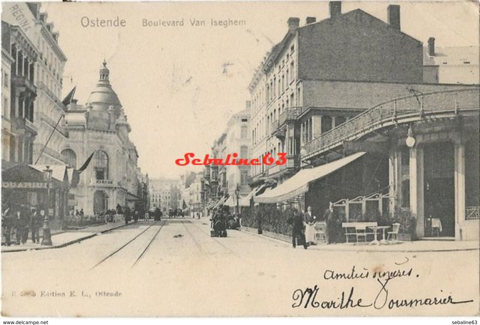 Ostende - Boulevard Van Iseghem - 1906 - Oostende