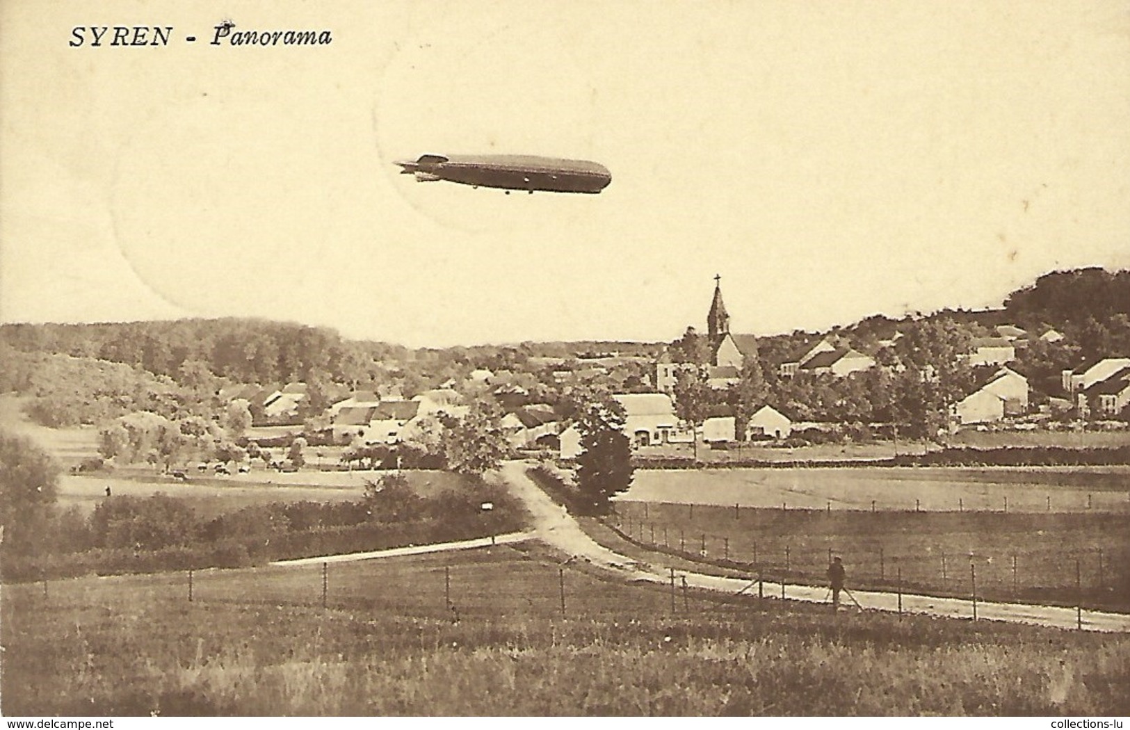 Luxembourg  -   Syren  -  Panorama  -  Zeppelin  -  Edit. Pierre Heuertz , Hassel - 2 Scans - Autres & Non Classés