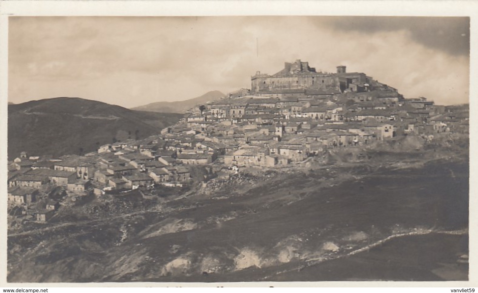 MONT'ALBANO-MESSINA-PANORAMA-CARTOLINA VERA FOTOGRAFIA-NON VIAGGIATA-ANNO 1915-1925 - Messina