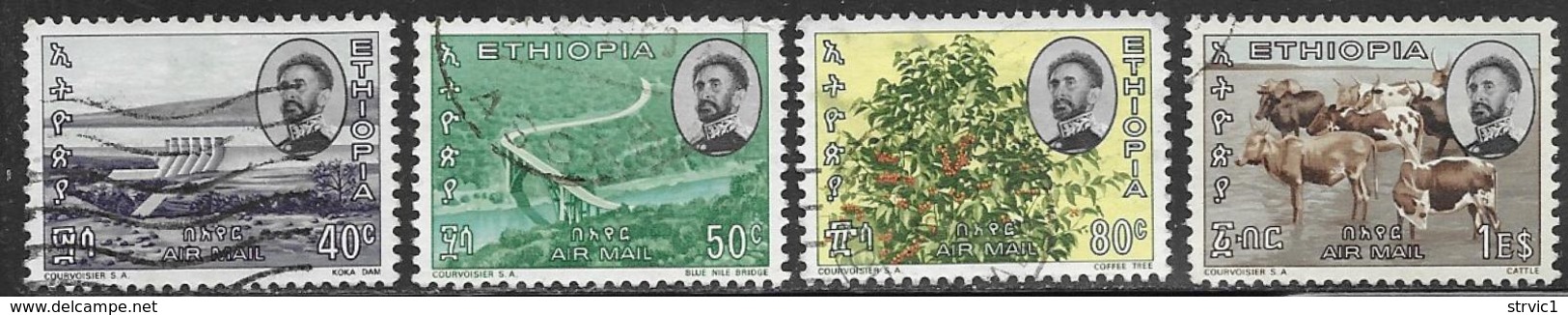 Ethiopia Scott # C90-1, C93-4 Used Various Subjects, 1965 - Ethiopia