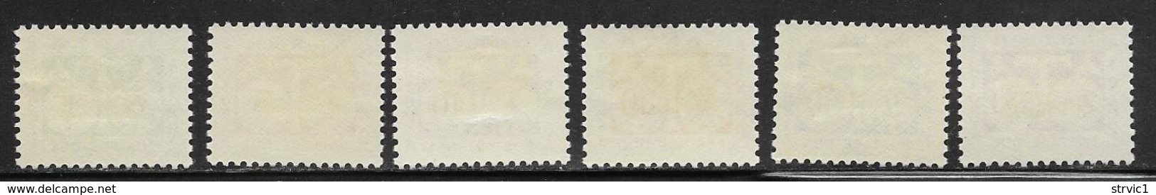 Ethiopia Scott # J57-62 Mint Hinged Postage Due Set, 1951 - Ethiopia