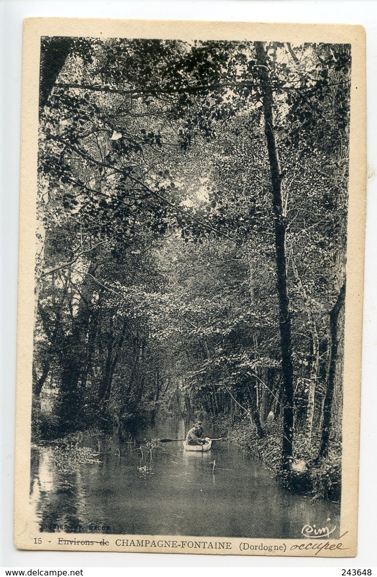 Environs De Champagne Fontaine (allusion à La Ligne De Démarcation) - Sonstige & Ohne Zuordnung